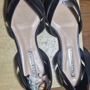Audrey Brooke Semi Used Flat Nary Black Size 11